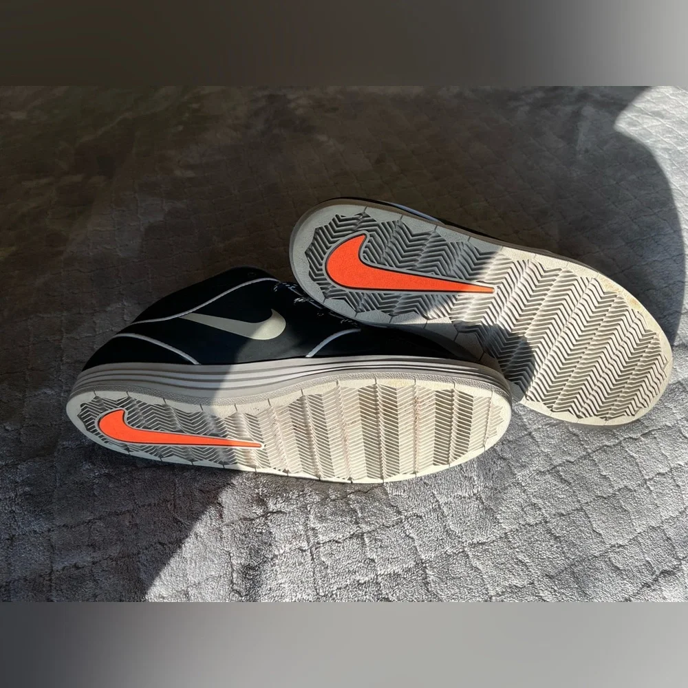 Nike Skateboarding Stefan Janoski Chukka Shoes Mens 10.5 US Black and Gray - Picture 5 of 16